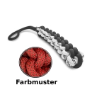 Schlepptau - L - rot mit dunkelgrünen Flecken